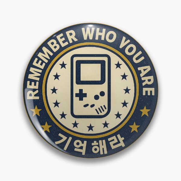Item preview, Title: 기억해라 — Remember Who You Are Nostalgic Korean Varsity Crest Tee designed and sold by RAWTHREAD77.
