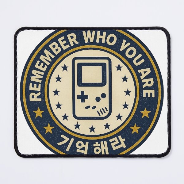 Item preview, Title: 기억해라 — Remember Who You Are Nostalgic Korean Varsity Crest Tee designed and sold by RAWTHREAD77.
