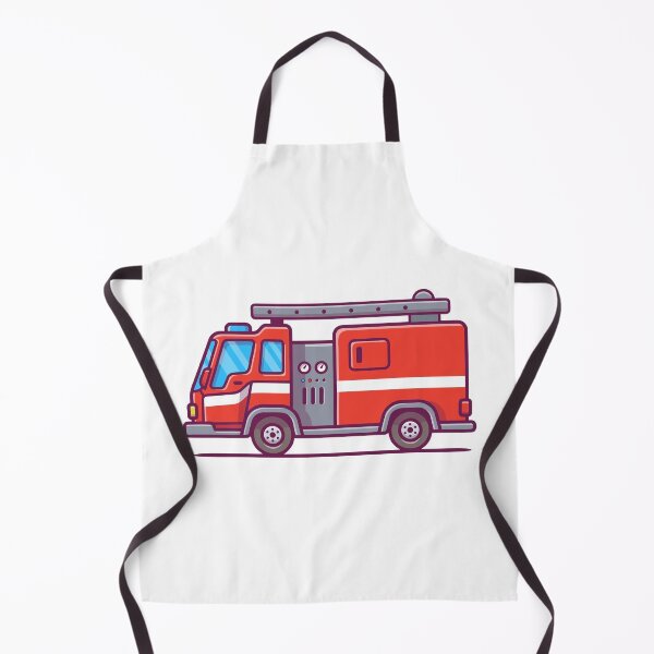 Item preview, Red Fire Truck Engine Emergency Vehicle Illustration designed and sold by zchikar.