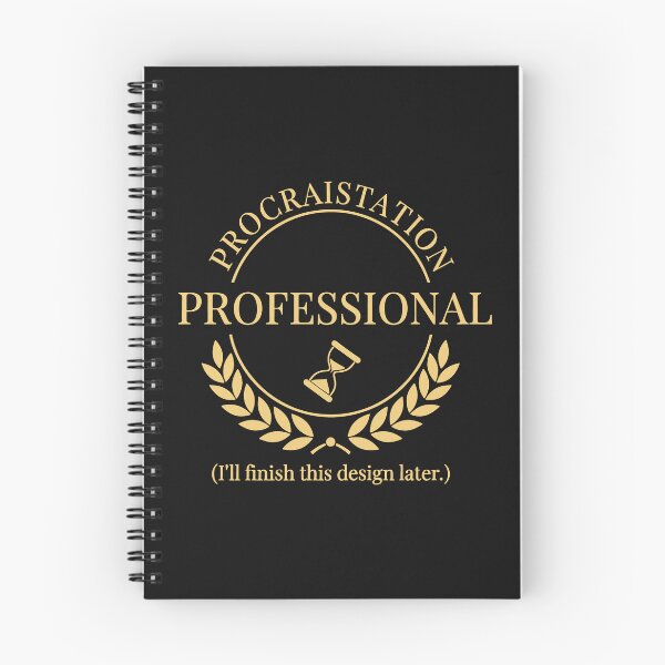 Item preview, Procrastination Professional – Funny Gold Seal for Procrastinators designed and sold by Fuechse.