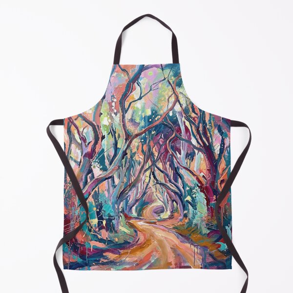 Item preview, Abstract Dark Hedges Northern Ireland Painting designed and sold by Printpix.