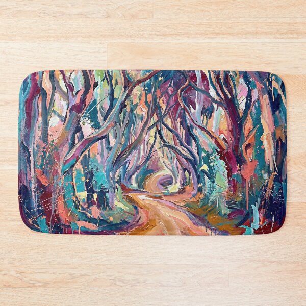 Item preview, Abstract Dark Hedges Northern Ireland Painting designed and sold by Printpix.