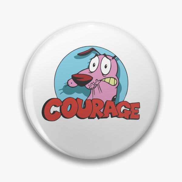 Item preview, Courage the Cowardly Dog Retro Nervous Logo designed and sold by zchikar.