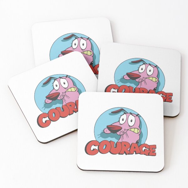 Item preview, Courage the Cowardly Dog Retro Nervous Logo designed and sold by zchikar.