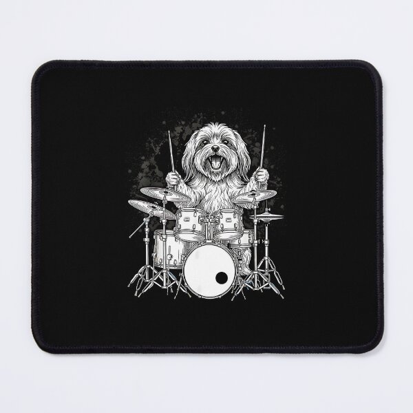 Item preview, Cute Maltese Playing Drums Funny Music Dog Drummer Graphic designed and sold by FerminVigo.