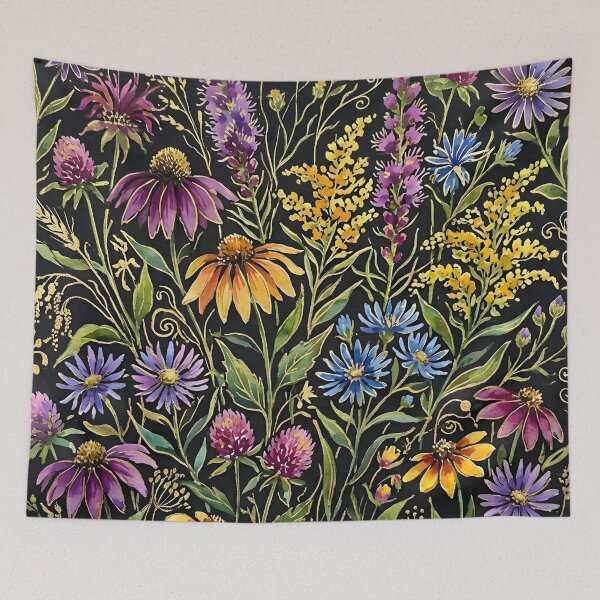 Aperçu de l'œuvre Fleurs des prairies créée et vendue par GraphicsClub.