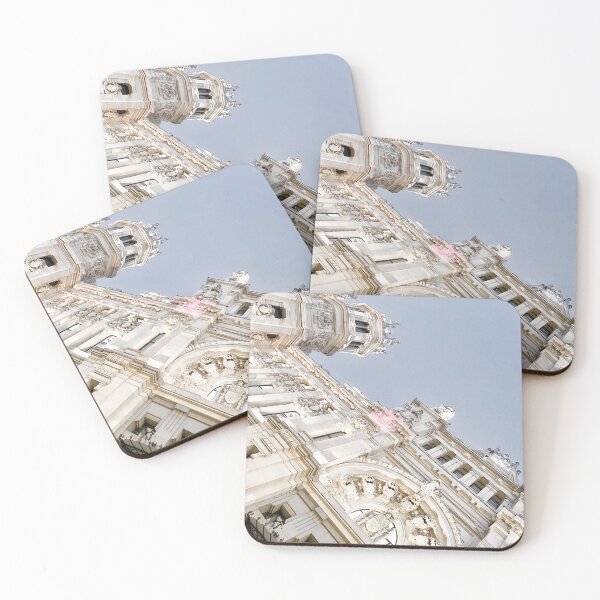 Item preview, Cibeles Palace in pastel colors – Elegant architecture of Madrid designed and sold by Feroz Pics.