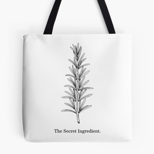 Item preview, Description Shirt Custom Gem Here is the optimized listing data for your new design: Title The Secret Ingredient – Rosemary Herb Illustration Vintage Black and White designed and sold by Fuechse.