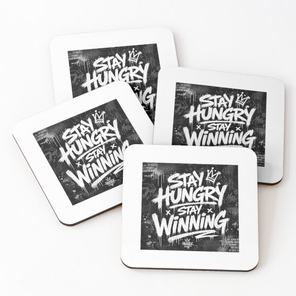 Item preview, Streetwear Motivational Graffiti Tee | Stay Hungry Stay Winning designed and sold by TheGiggleGrid.