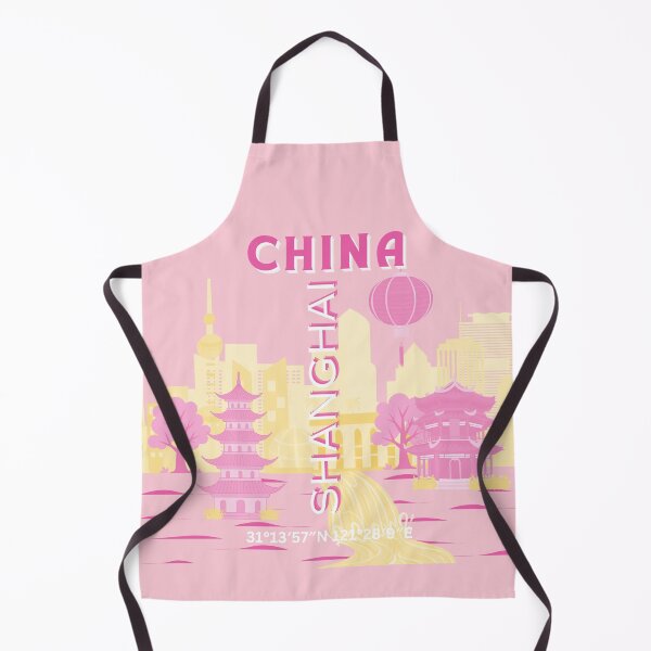 Item preview, Shanghai China Travel Pink Poster designed and sold by Magic Love Art Print.