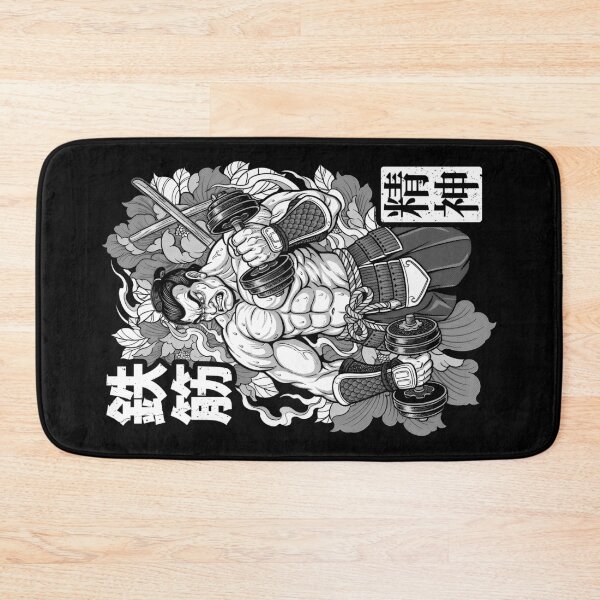 Item preview, Gym Samurai Iron Muscle Mentality Japanese Workout Warrior designed and sold by GrandeDuc.