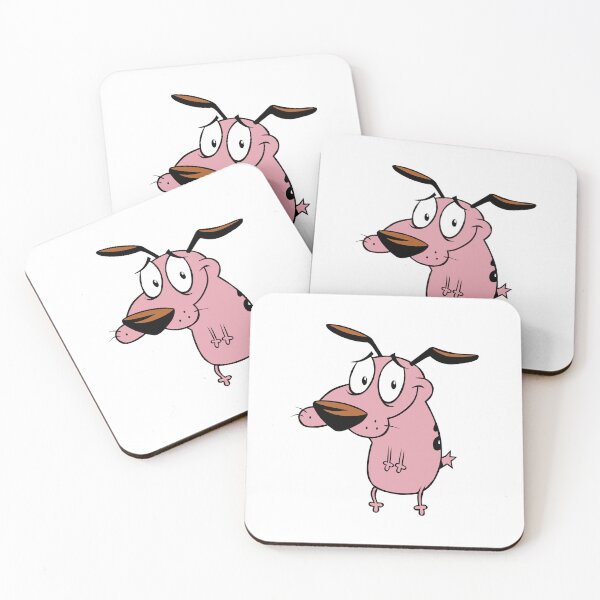 Item preview, Courage the Cowardly Dog Shy Nervous Pose designed and sold by zchikar.