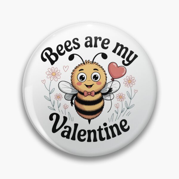 Item preview, Bees Are My Valentine – Cute Bumble Bee Bowtie Wildflower T-Shirt designed and sold by proearth2022.