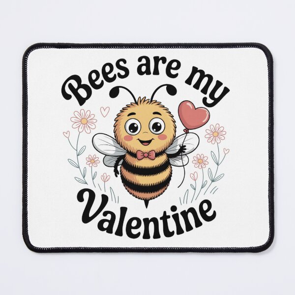 Item preview, Bees Are My Valentine – Cute Bumble Bee Bowtie Wildflower T-Shirt designed and sold by proearth2022.