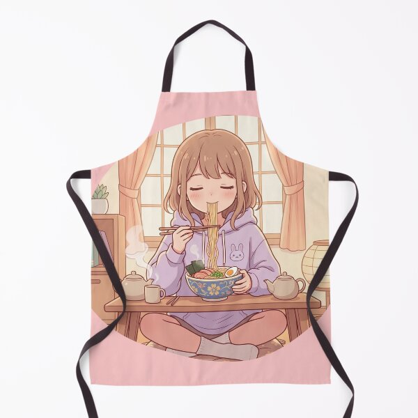 Item preview, Kawaii Anime Girl Introvert Ramen Lover Cute Quiet Life Cozy Aesthetic Gift Main Tags designed and sold by Im-Ara.