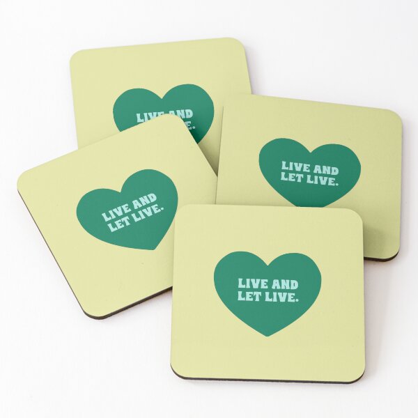 Item preview, LIVE AND LET LIVE  designed and sold by thehappyintrovert .