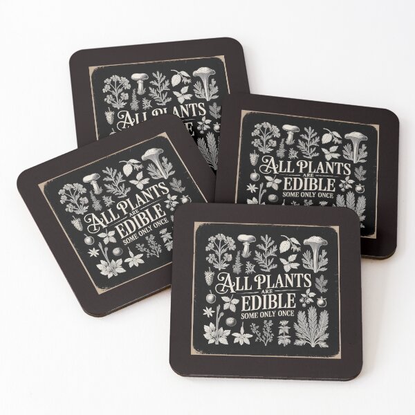 Item preview, All Plants Are Edible Some Only Once – Dark Humor Gardening Design for Plant Lovers designed and sold by Redgiant87x.