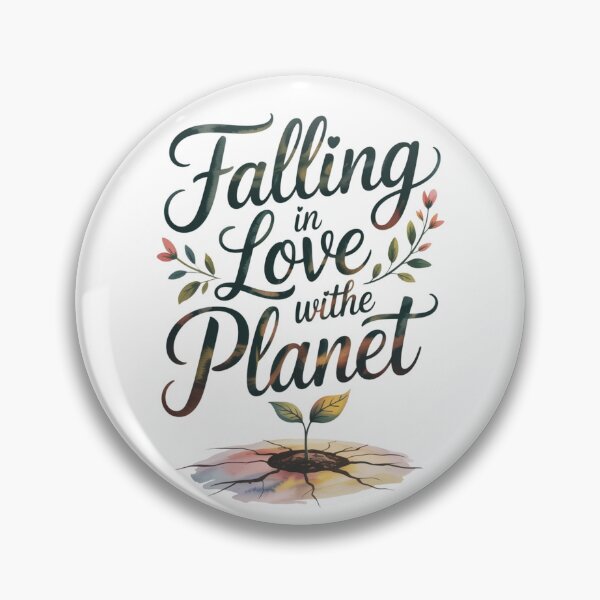 Item preview, Falling in Love with the Planet – Botanical Seedling Earth Activist T-Shirt designed and sold by proearth2022.