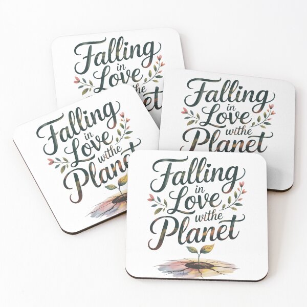 Item preview, Falling in Love with the Planet – Botanical Seedling Earth Activist T-Shirt designed and sold by proearth2022.