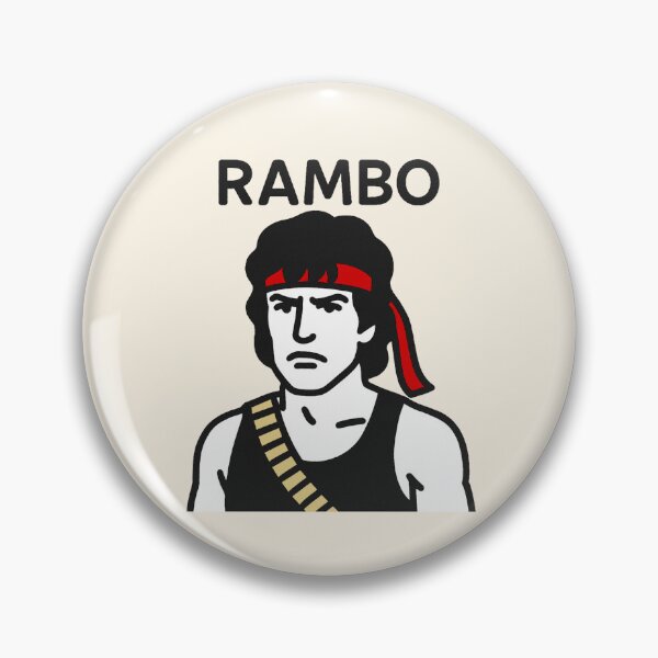 Item preview, Rambo Minimalist Action Hero Illustration designed and sold by Creative_Canvas.