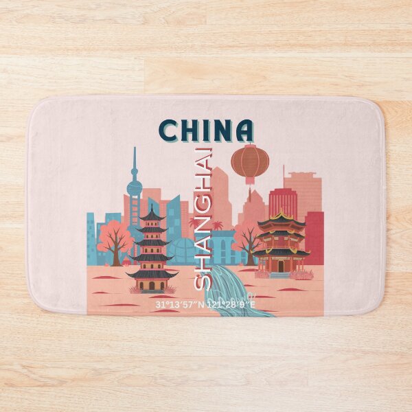 Item preview, Shanghai China Travel Retro Vintage Poster designed and sold by Magic Love Art Print.