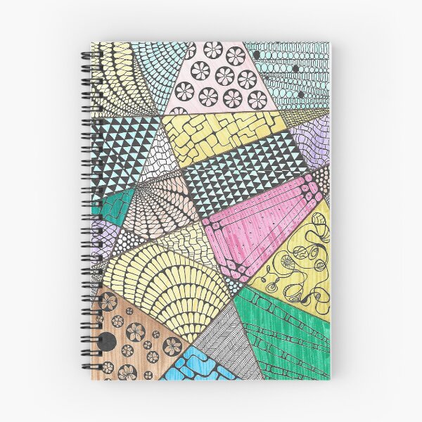Item preview, Lana - Hand Drawn Geometric ASMR Traingle Tile Pattern designed and sold by AJPrettyObscene.