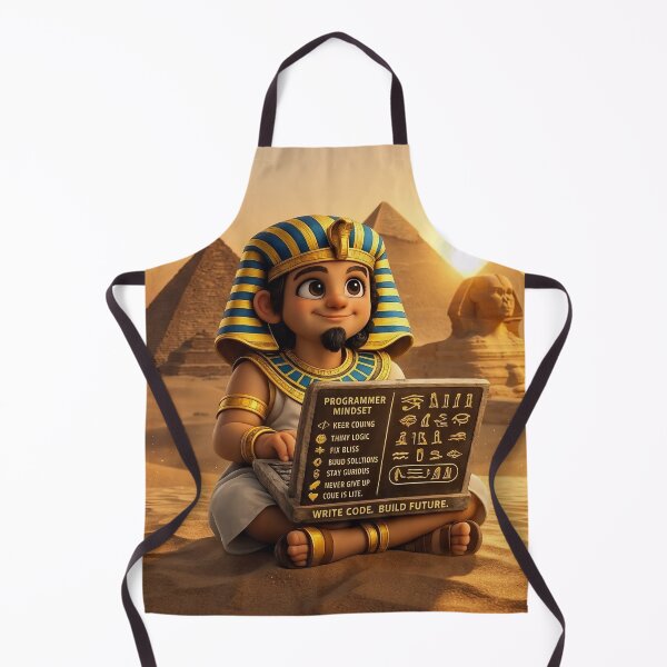 Item preview, Ancient Wisdom Modern Tech Programmer Pharaoh designed and sold by Oddly Blessed.