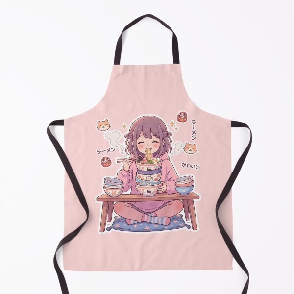 Item preview, Cute Kawaii Anime Girl Ramen Addiction Just One More Bowl Funny Food Lover Gift Idea designed and sold by Im-Ara.