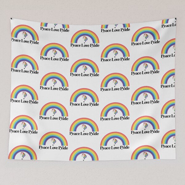 Artikelvorschau, agical & Bright Rainbow Unicorn Pride Vinylaufkleber entworfen und verkauft von KrisGraphic45.