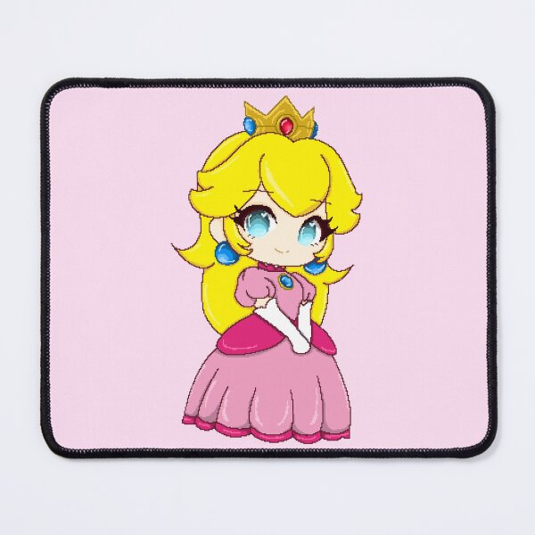 Item preview, Princess Peach chibi pixel-art designed and sold by MiloBoo.