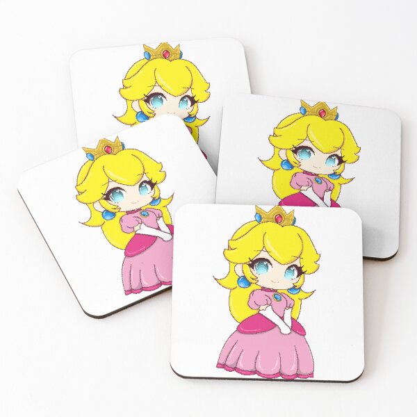 Item preview, Princess Peach chibi pixel-art designed and sold by MiloBoo.