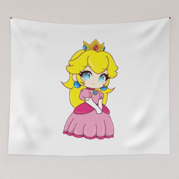 Item preview, Princess Peach chibi pixel-art designed and sold by MiloBoo.