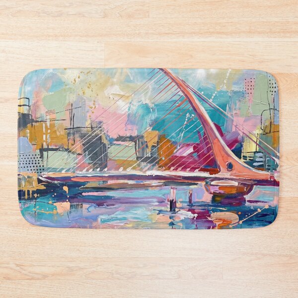 Item preview, Samuel Beckett Bridge Dublin Abstract Art Print designed and sold by Printpix.
