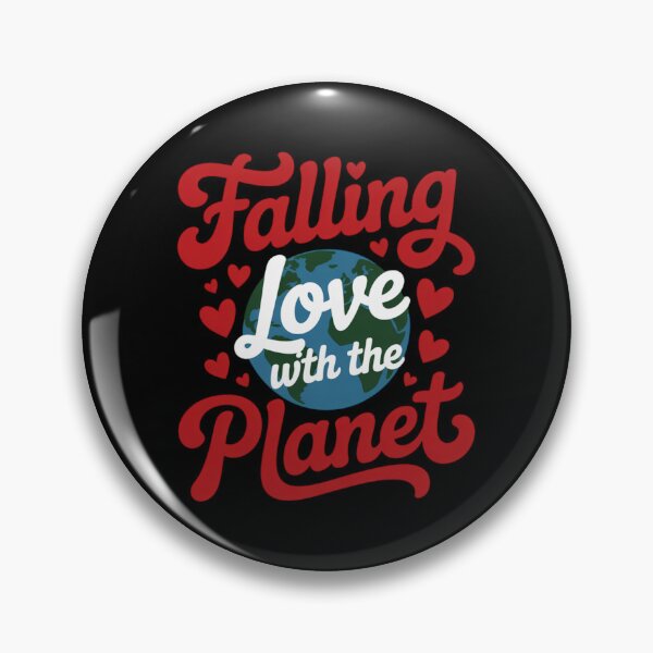 Item preview, Falling Love with the Planet – Retro Earth Globe Pro Earth Activist T-Shirt designed and sold by proearth2022.