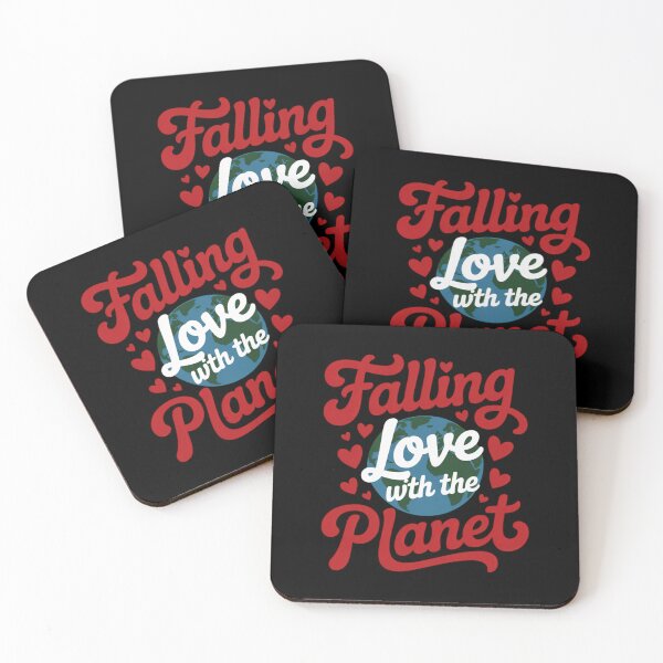 Item preview, Falling Love with the Planet – Retro Earth Globe Pro Earth Activist T-Shirt designed and sold by proearth2022.