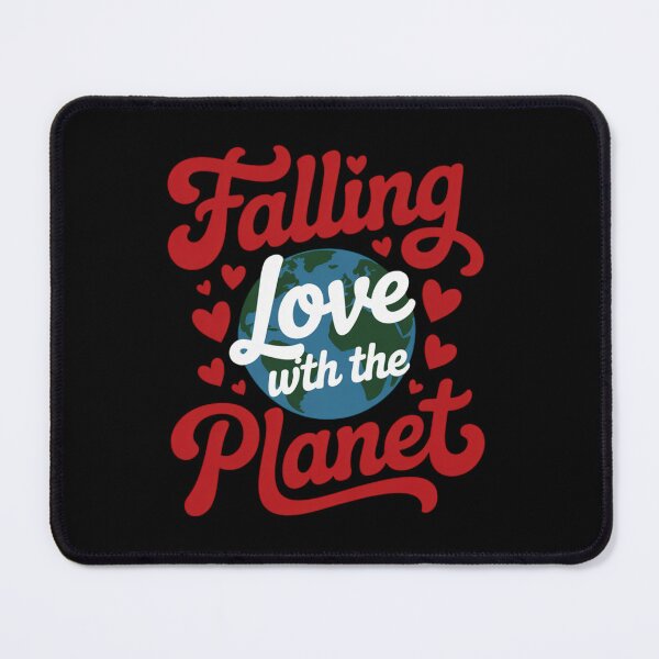 Item preview, Falling Love with the Planet – Retro Earth Globe Pro Earth Activist T-Shirt designed and sold by proearth2022.