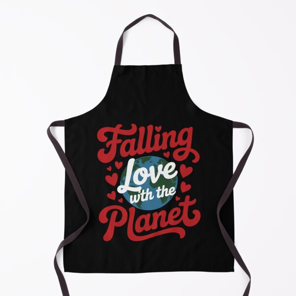 Item preview, Falling Love with the Planet – Retro Earth Globe Pro Earth Activist T-Shirt designed and sold by proearth2022.