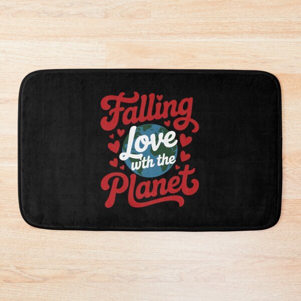 Item preview, Falling Love with the Planet – Retro Earth Globe Pro Earth Activist T-Shirt designed and sold by proearth2022.