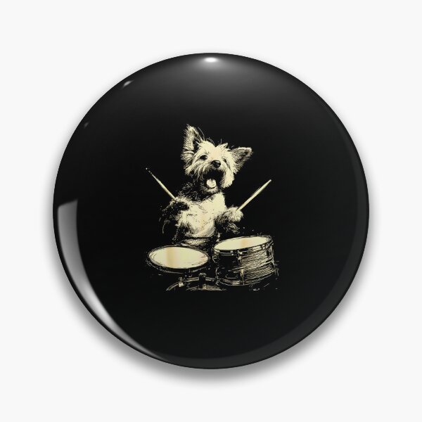 Item preview, Cute Maltese Playing Drums Funny Music Dog Drummer designed and sold by FerminVigo.