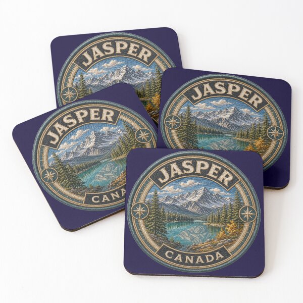 Item preview, Jasper, Canada – Mountain reflection and coniferous forest designed and sold by Girih.