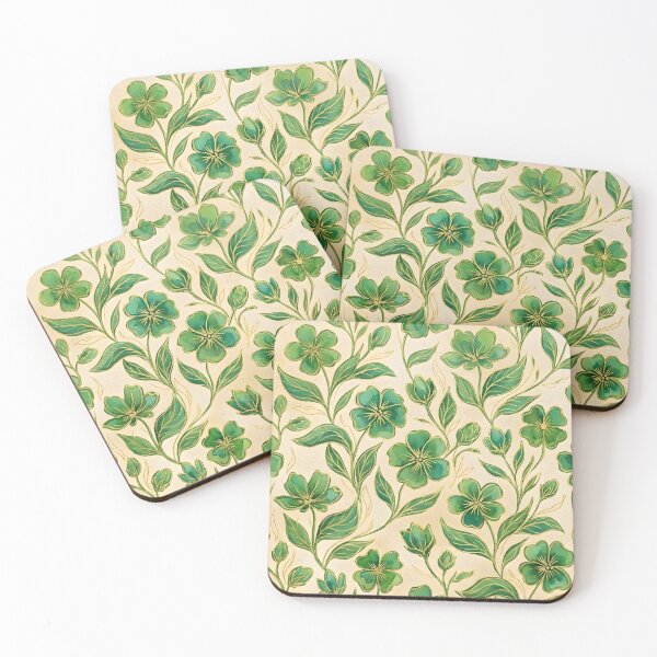 Item preview, Green Flowers  designed and sold by GraphicsClub.