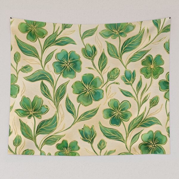 Item preview, Green Flowers  designed and sold by GraphicsClub.