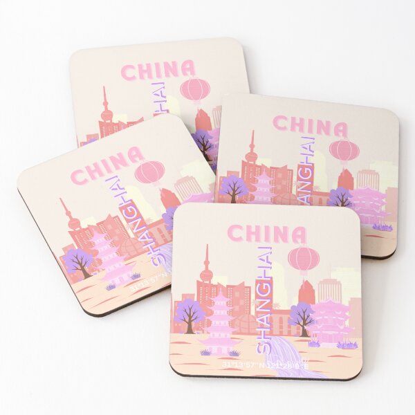 Item preview, Shanghai China Pastel Travel Art designed and sold by Magic Love Art Print.