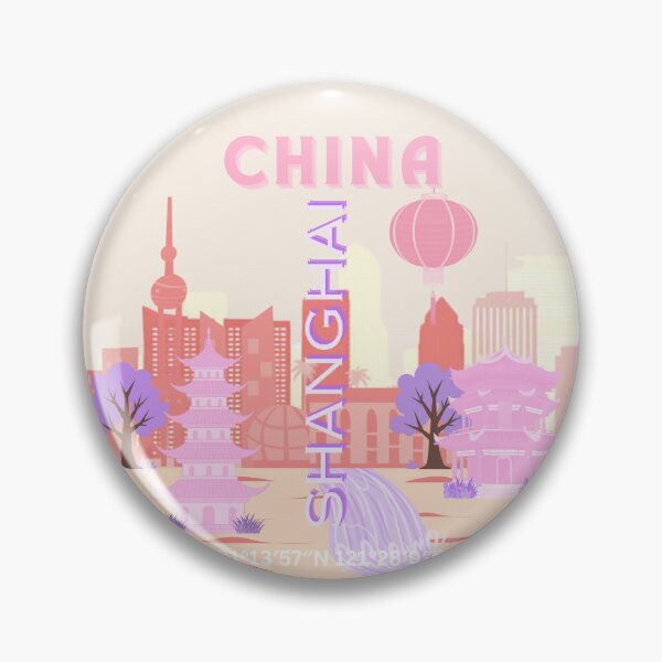 Item preview, Shanghai China Pastel Travel Art designed and sold by Magic Love Art Print.