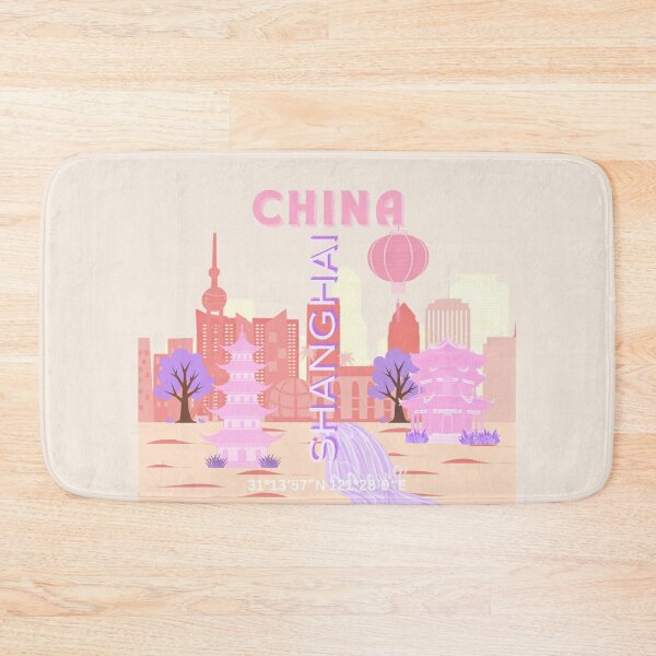 Item preview, Shanghai China Pastel Travel Art designed and sold by Magic Love Art Print.
