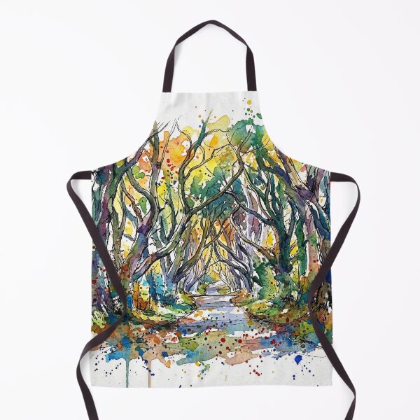 Item preview, Dark Hedges Northern Ireland Watercolour designed and sold by Printpix.