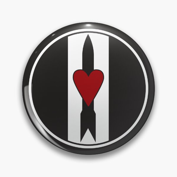 Item preview, Black Rockets And Red Heart • Post Punk Rock Love & Pop Art designed and sold by wmxdesign.