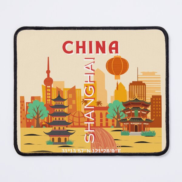 Item preview, Shanghai China Travel Retro Poster designed and sold by Magic Love Art Print.