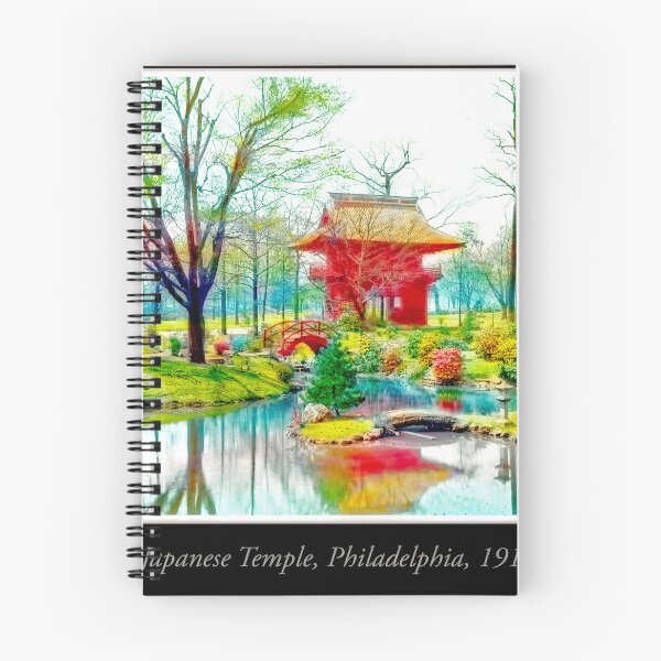 Item preview, Japanese Temple Gate, Fairmount Park, Philadelphia, 1916, Vintage Photograph designed and sold by AMacGPhilly.
