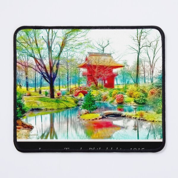 Item preview, Japanese Temple Gate, Fairmount Park, Philadelphia, 1916, Vintage Photograph designed and sold by AMacGPhilly.